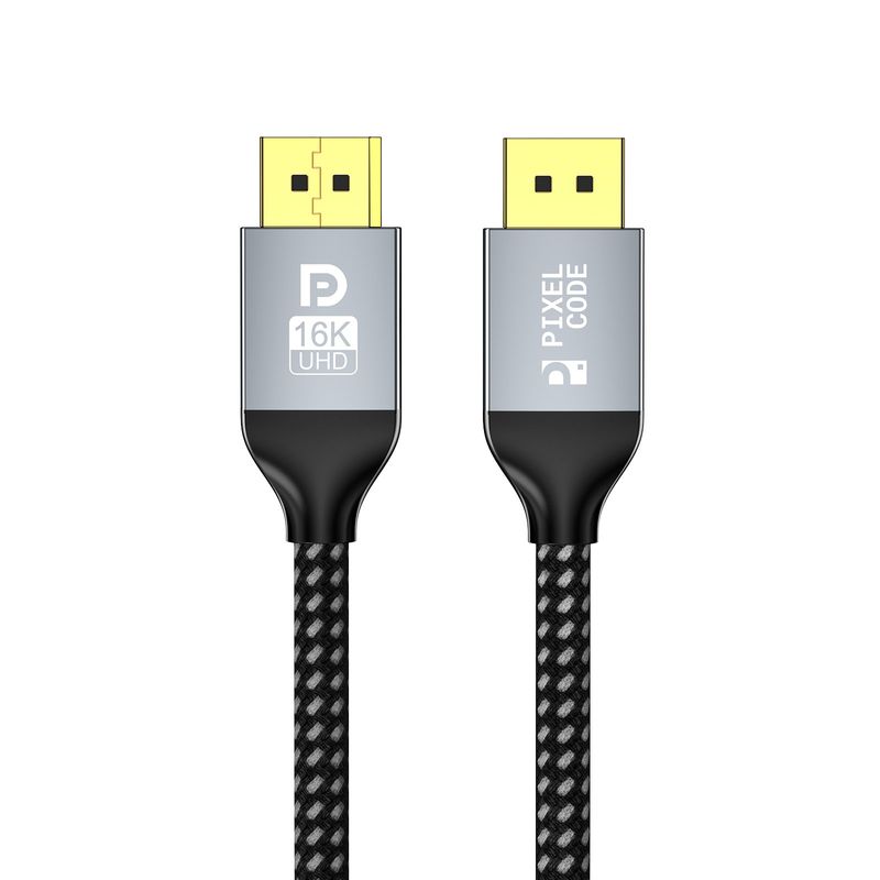 GENERICO - Cable Displayport 16k 8k 4k 240hz 2k 360hz V21 Hdr Trenzado