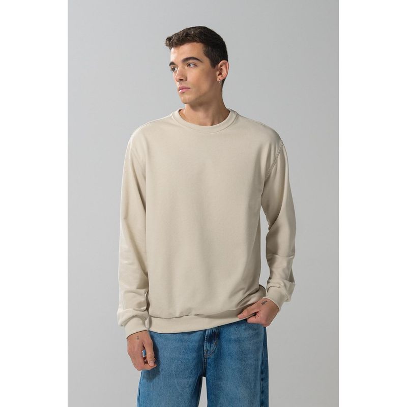 KOAJ - KOAJ Buzo manga larga unicolor con cuello redondo HOMBRE