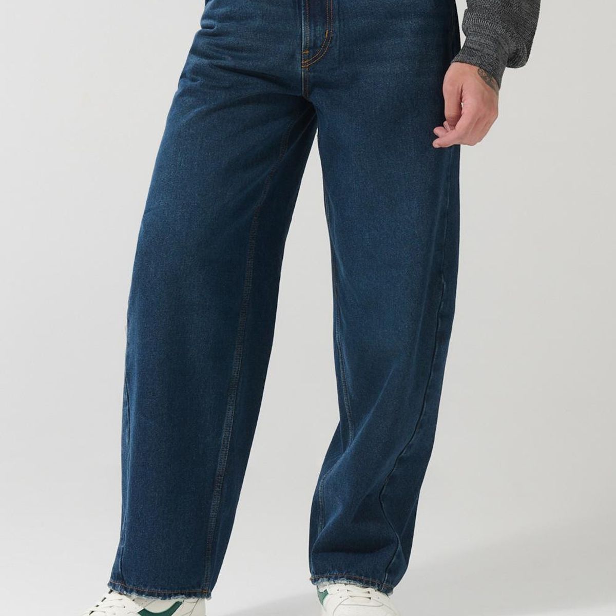 KOAJ - KOAJ Pantalon jean barrel, fit contemporáneo, y ultra tenden Hombre