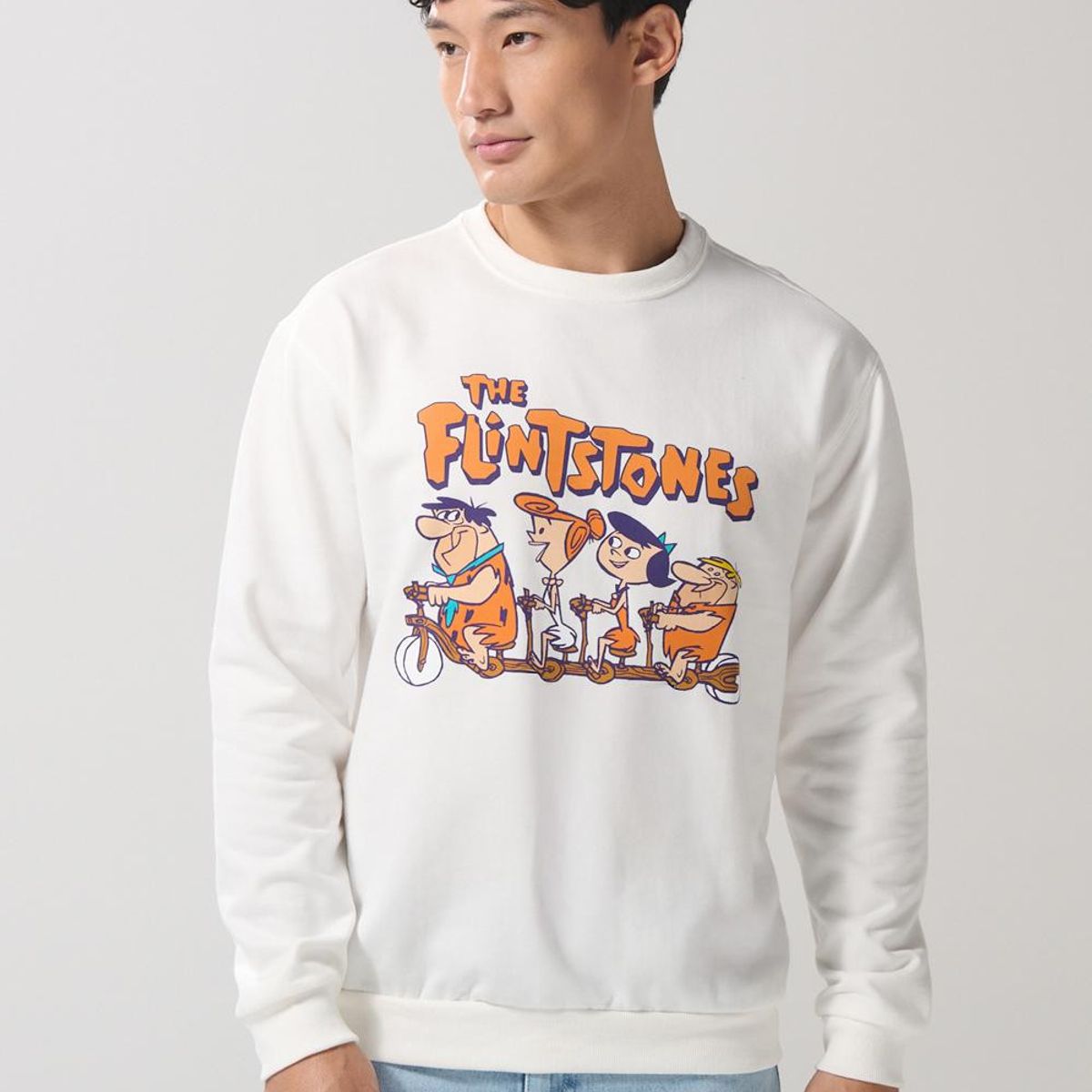 KOAJ - KOAJ Buzo cuello redondo con estampado en frente de Los Pica Hombre