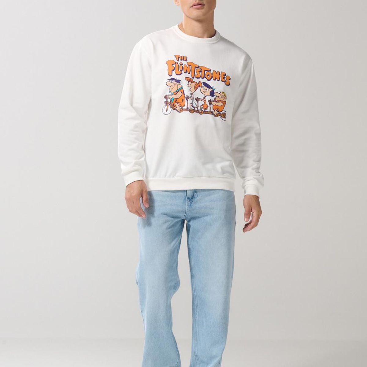 KOAJ - KOAJ Buzo cuello redondo con estampado en frente de Los Pica Hombre