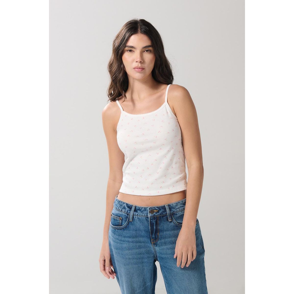 KOAJ - KOAJ Camiseta de tiras estampada Mujer