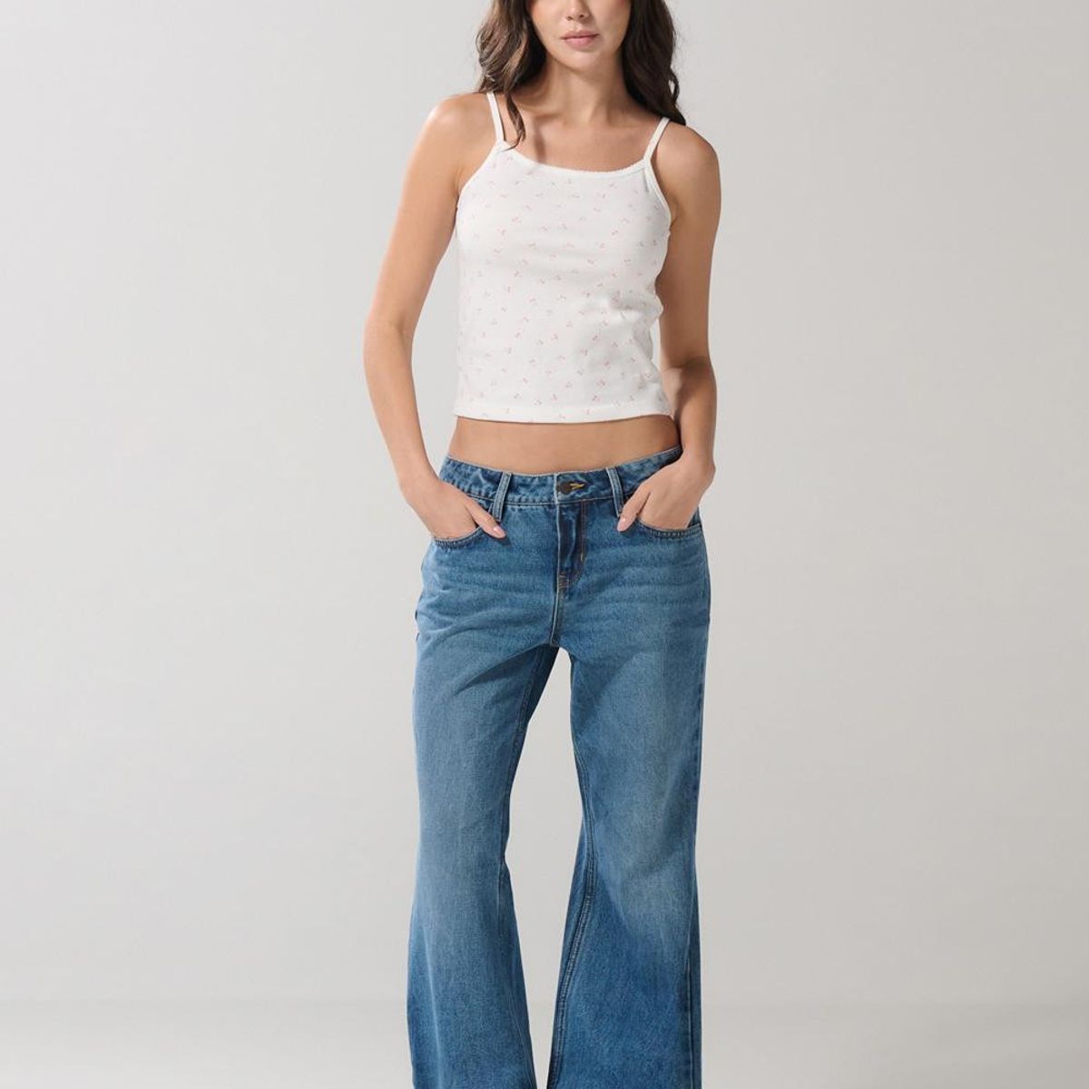 KOAJ - KOAJ Camiseta de tiras estampada Mujer