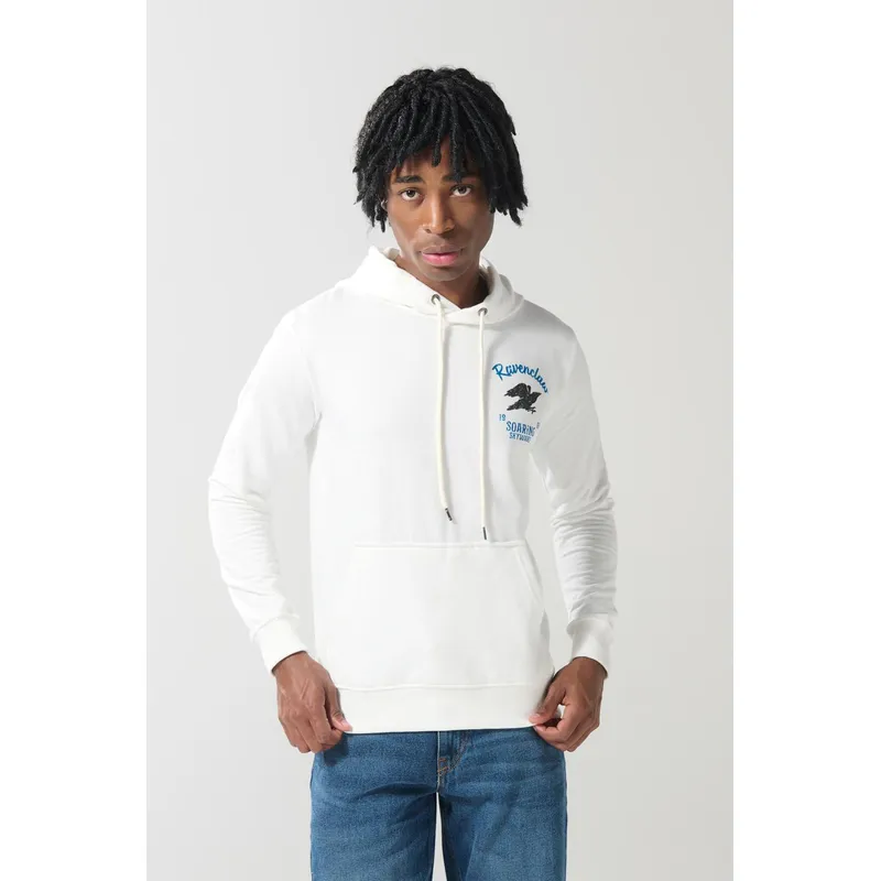 KOAJ - KOAJ Buzo capota con estampado en frente del Harry Potter Hombre