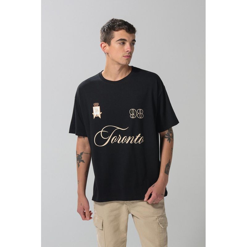 KOAJ - KOAJ Camsieta oversize manga corta en jersey con estampación t HOMBRE