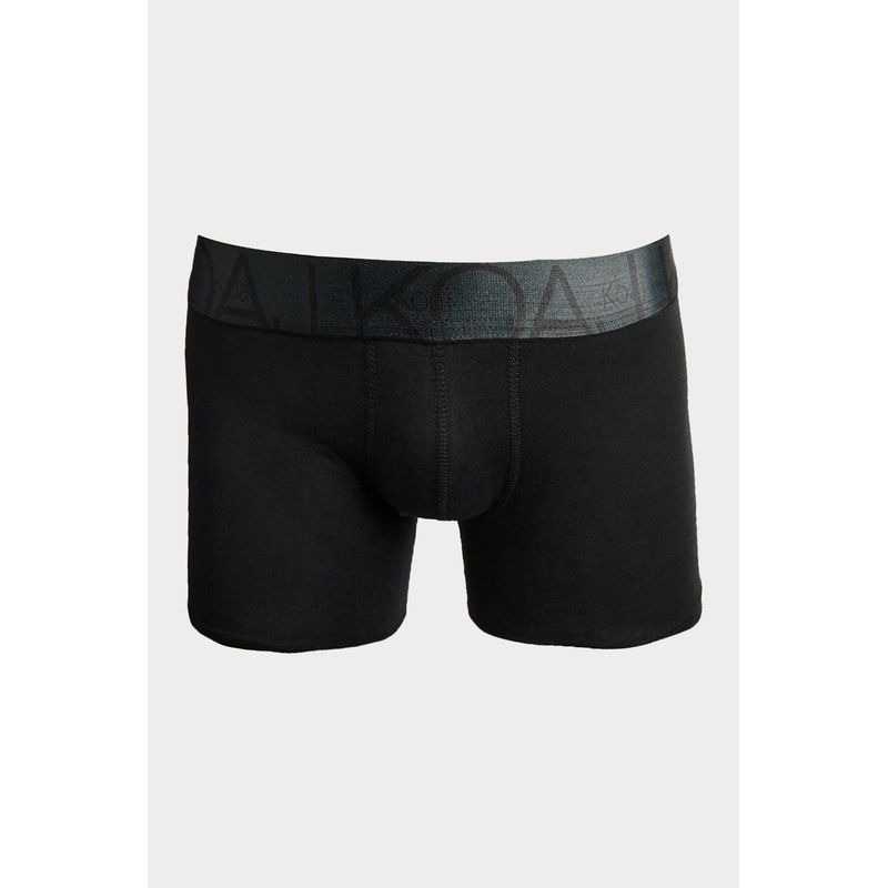 KOAJ - KOAJ Bóxer azul brief-medio en algodón con costuras planas Hombre