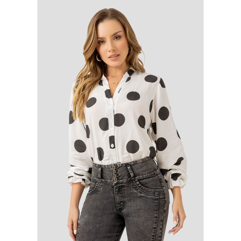 MARKETING PERSONAL - Camisa Mujer Estampado Mp 107973
