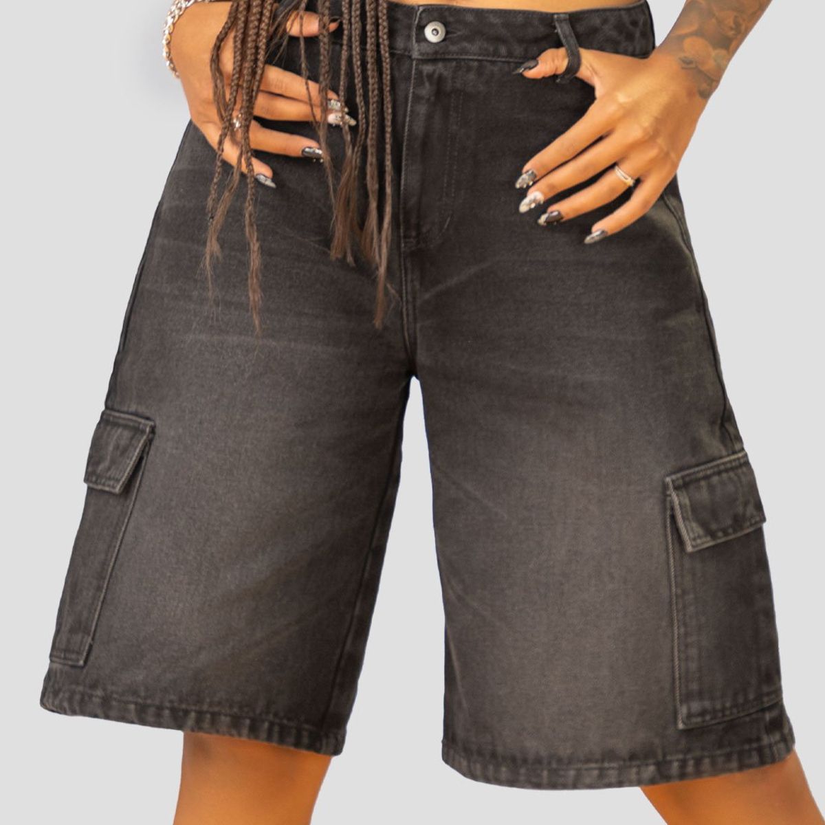 MARKETING PERSONAL - Bermuda Mujer Negro Mp 107822