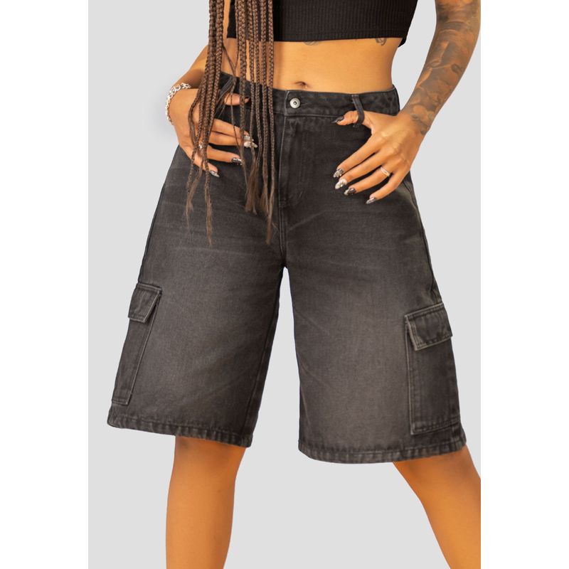 MARKETING PERSONAL - Bermuda Mujer Negro Mp 107822