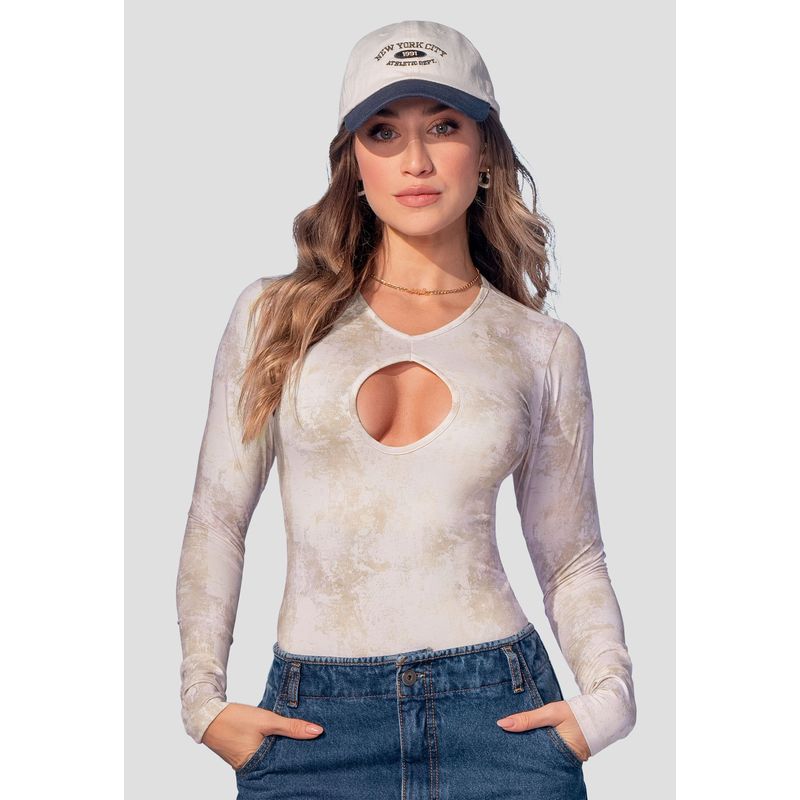 MARKETING PERSONAL - Body Mujer Estampado Mp 107882