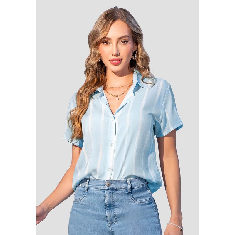 MARKETING PERSONAL - Camisa Mujer Estampado Mp 107550