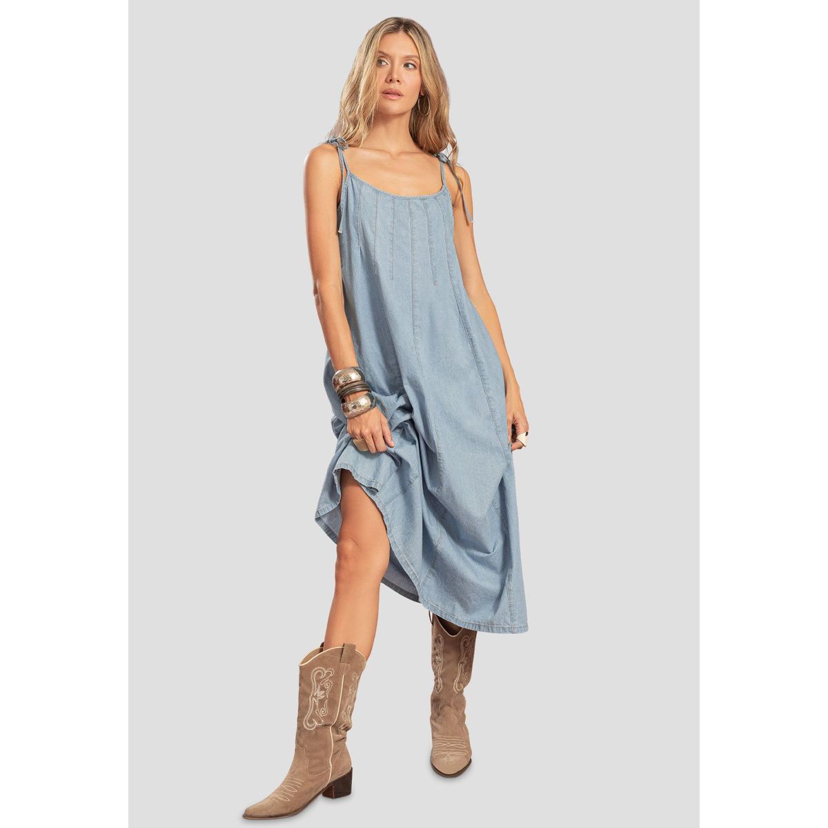 RUTTA - Vestido Mujer Azul Claro Rutta 110319