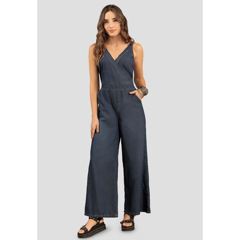 RUTTA - Enterizo Largo Mujer Azul Rutta 110320