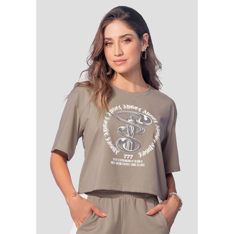 MARKETING PERSONAL - Camiseta Mujer Café Pardo Mp 107880