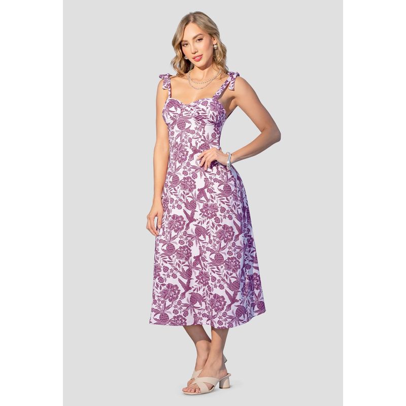 MARKETING PERSONAL - Vestido Mujer Estampado Mp 107978