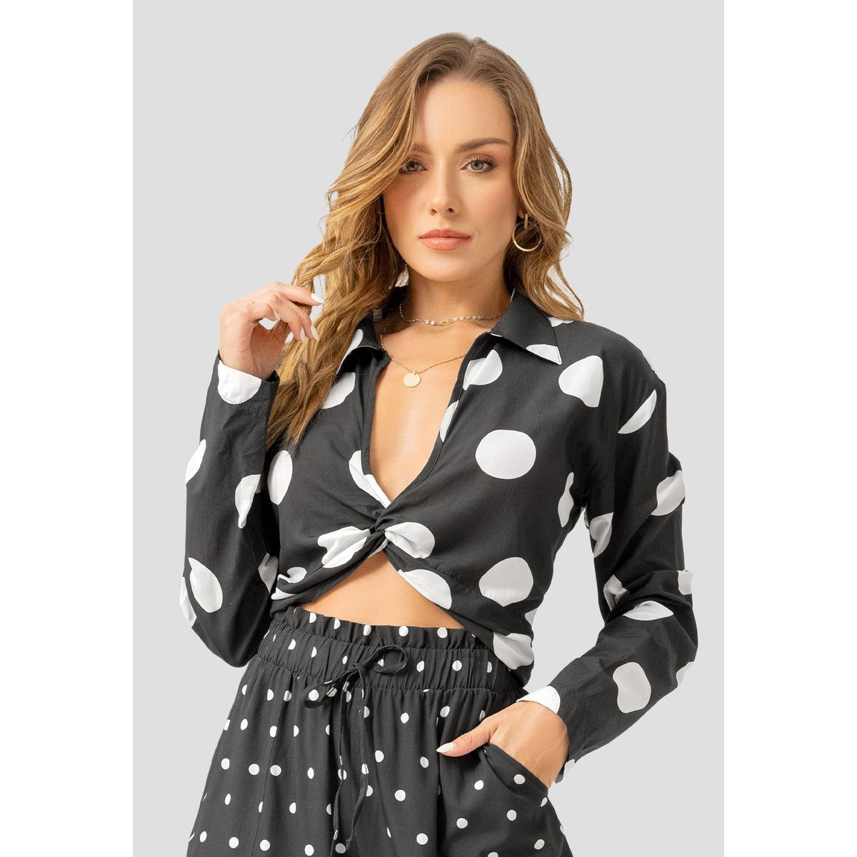 MARKETING PERSONAL - Blusa Mujer Estampado Mp 107969