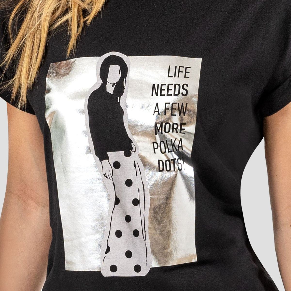 MARKETING PERSONAL - Camiseta Mujer Negro Mp 107537