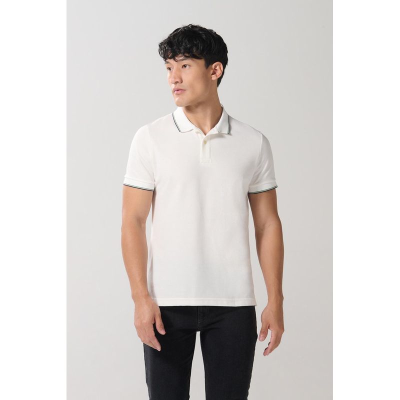 KOAJ - KOAJ Camiseta polo unicolor con manga corta y aberturas HOMBRE
