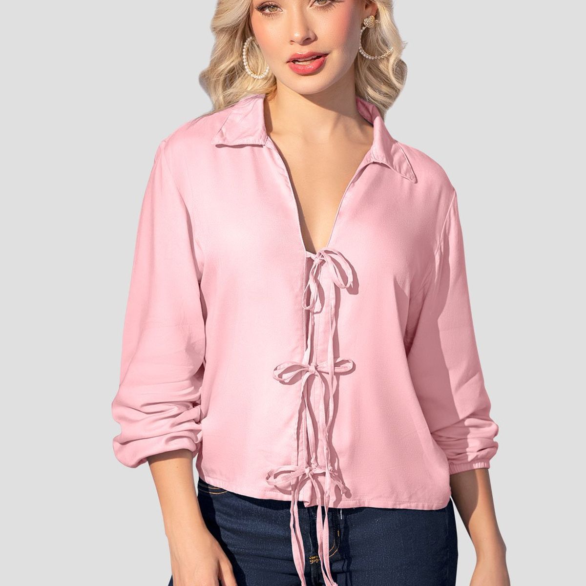 MARKETING PERSONAL - Blusa Mujer Rosa Polvo Mp 107854