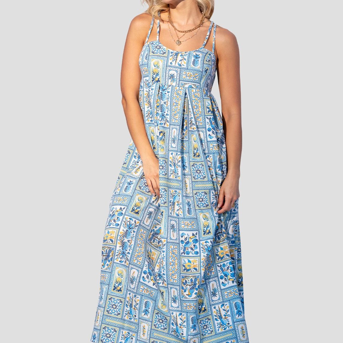 MARKETING PERSONAL - Vestido Mujer Estampado Mp 107975