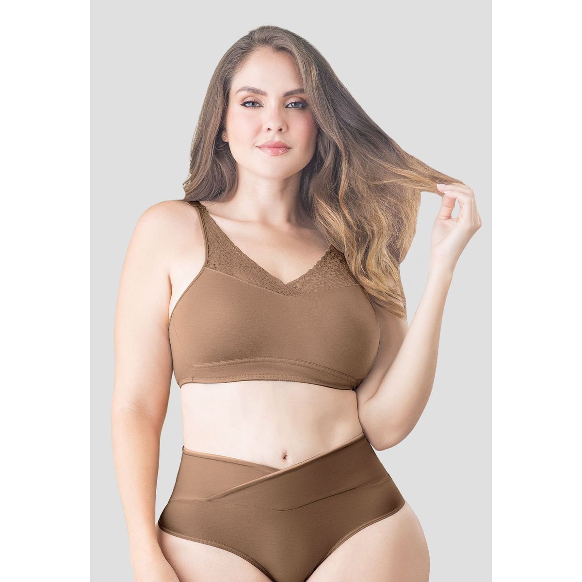 FORMAS INTIMAS - Brasier Mujer Chocolate Fi 107934