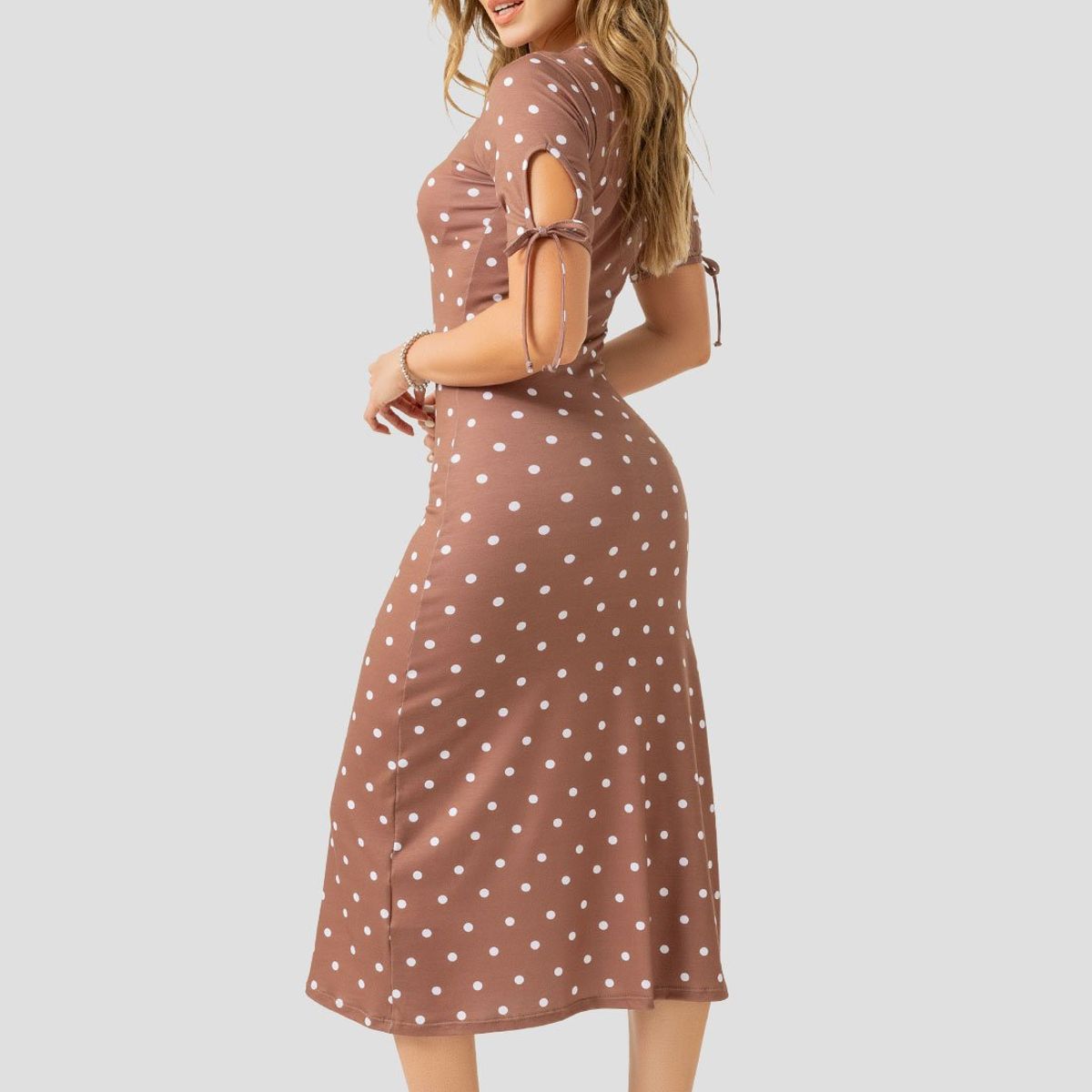 MARKETING PERSONAL - Vestido Largo Mujer Estampado Mp 107534