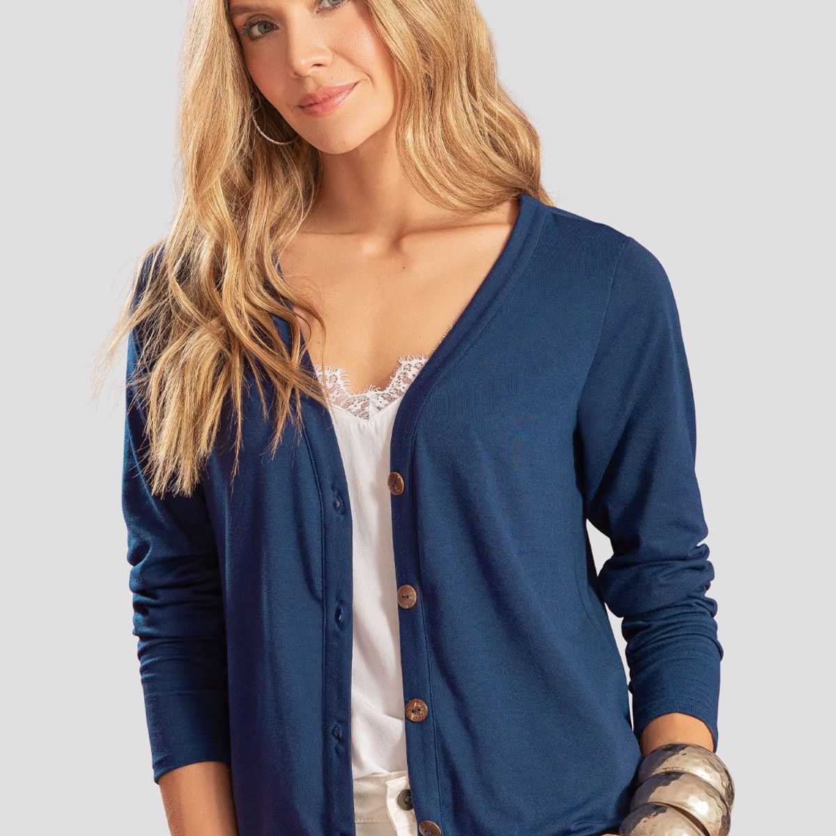 RUTTA - Cardigan Mujer Azul Profundo Rutta 104779