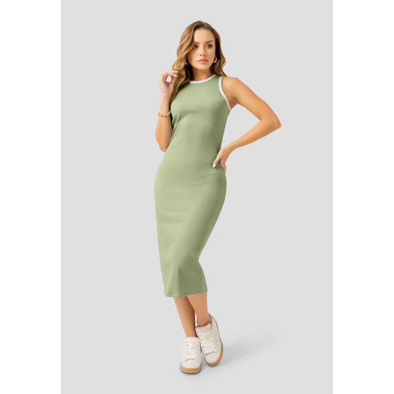 MARKETING PERSONAL - Vestido Mujer Verde Matcha Mp 107540