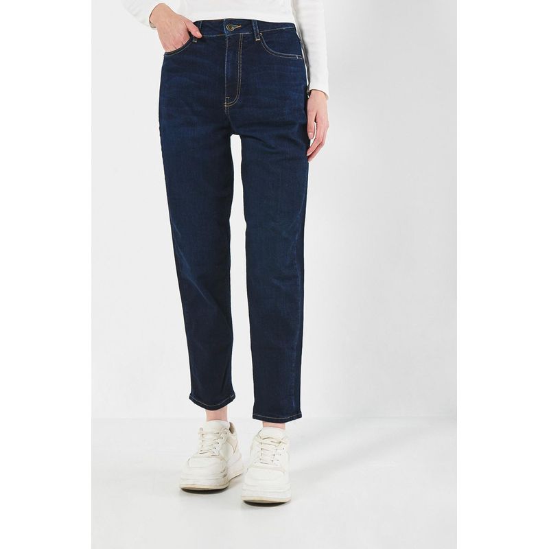 KOAJ - KOAJ Jean mom fit tiro super alto MUJER