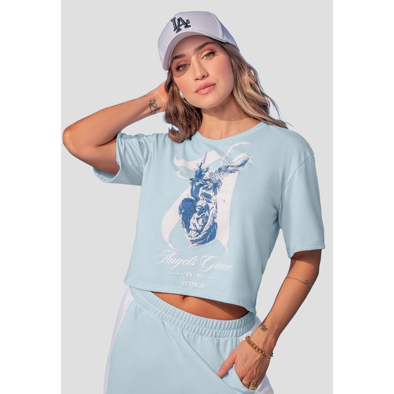 MARKETING PERSONAL - Camiseta Mujer Azul Baby Mp 107857