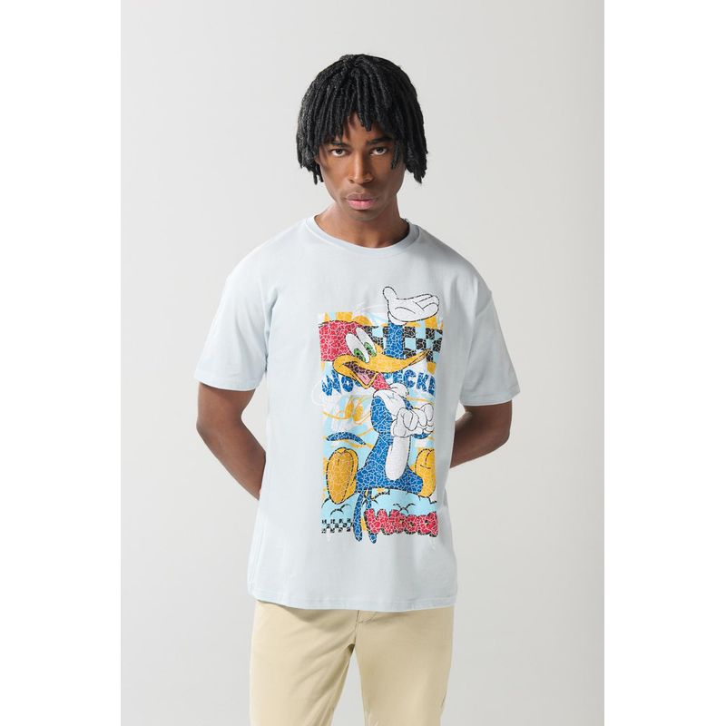KOAJ - KOAJ Camiseta manga corta con estampado en frente. HOMBRE