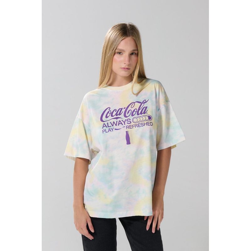 KOAJ - KOAJ Camiseta femenina fit super oversize manga corta, con est MUJER