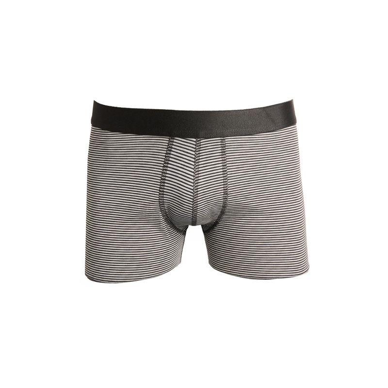 KOAJ - KOAJ Bóxer brief-medio gris con diseños de rayas negras HOMBRE