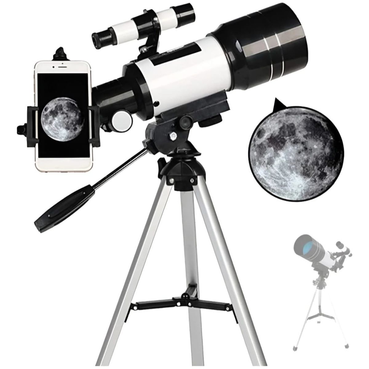 GENERICO - Telescopio Astronómico Monocular Con soporte para celular