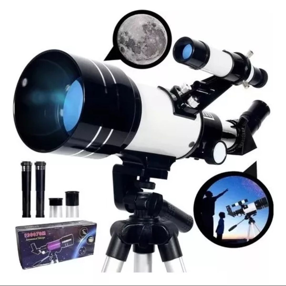 GENERICO - Telescopio Astronómico Monocular Con  soporte para el celular