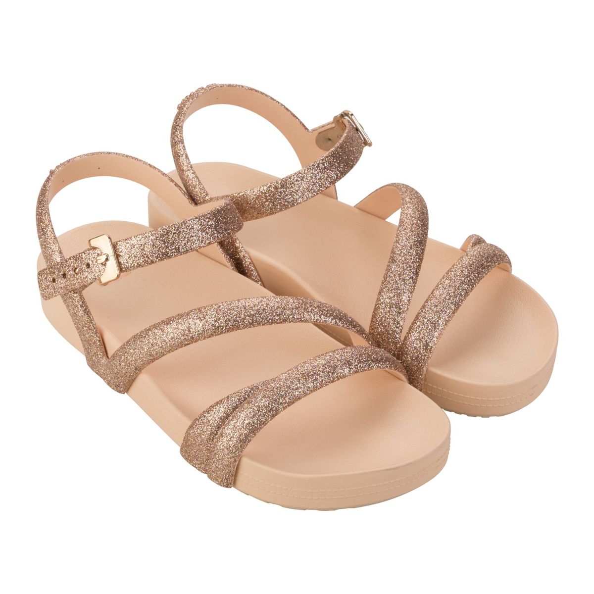 ZAXY - SANDALIAS MUJER MARRON ZAXY GLITTER NEW SAND AD 19117-BJ585