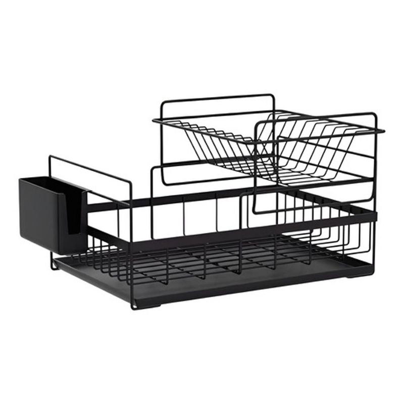 GENERICO - Escurridor Platos Platero Metalico 2 Niveles Bandeja