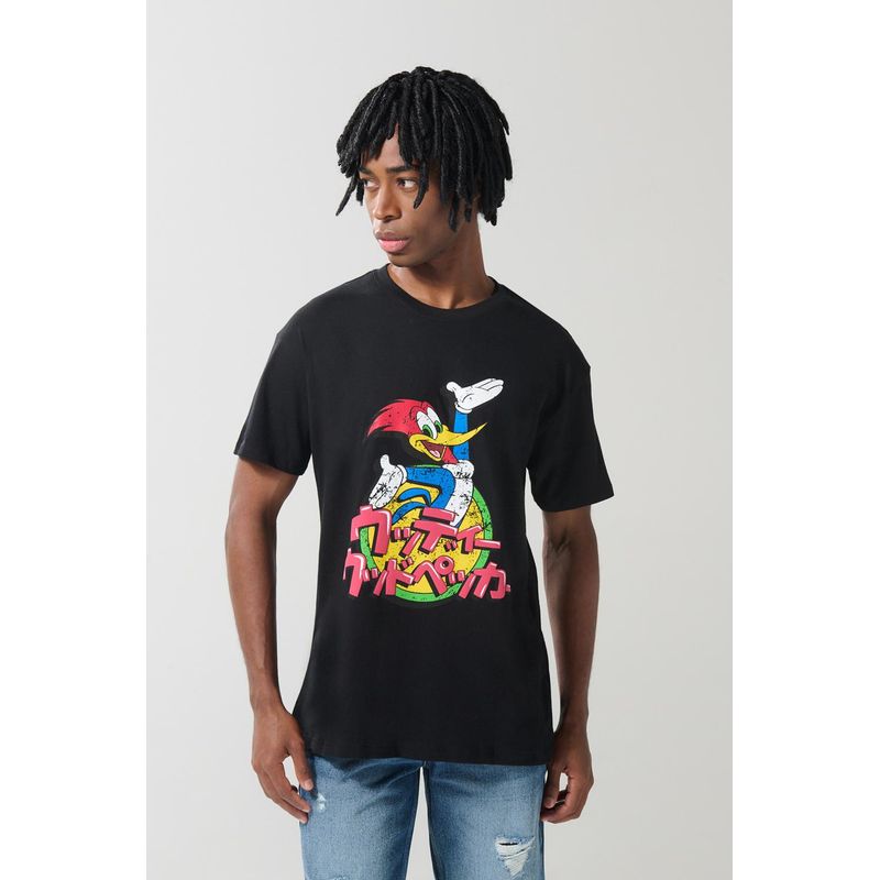 KOAJ - KOAJ Camiseta manga corta con estampado en frente. HOMBRE