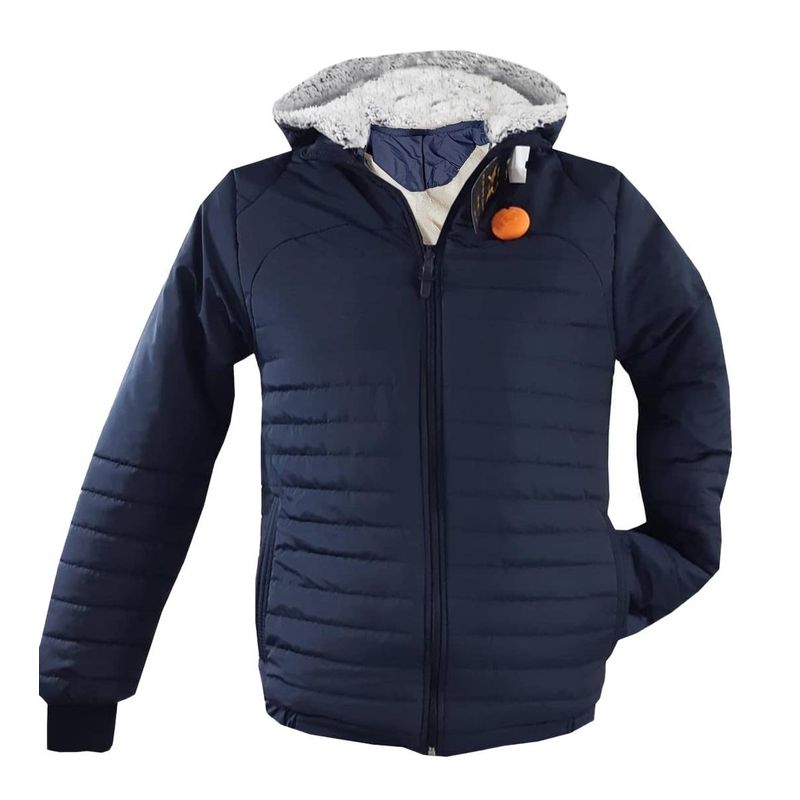 MODA EN CIRCUITO - Chaqueta Impermeable Forrada en Ovejera Para Hombre