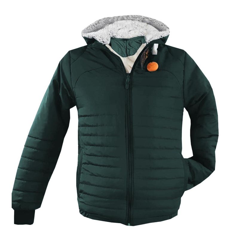 MODA EN CIRCUITO - Chaqueta Impermeable Forrada en Ovejera Para Hombre