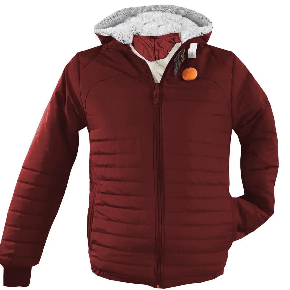 MODA EN CIRCUITO - Chaqueta Impermeable Forrada en Ovejera Para Hombre