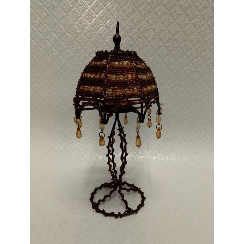 GENERICO - Candelabro De Mesa Tipo Lampara Antigua Turquia En Hierro