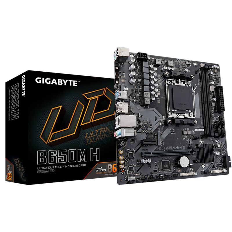 GIGABYTE - Board Gigabyte B650M H Socket AM5