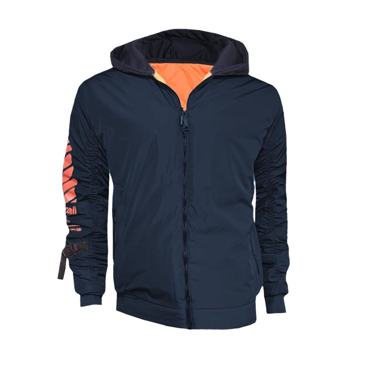 MODA EN CIRCUITO - Chaqueta Impermeable Doble Faz para Hombre