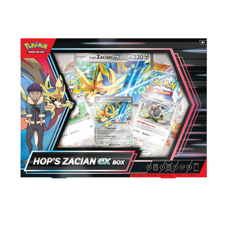 POKEMON - Caja para Cartas Zacian EX Pokémon TCG Ingles