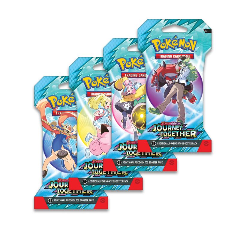 POKEMON - Sobre de Cartas de Journey Together X 10 Cartas Ingles