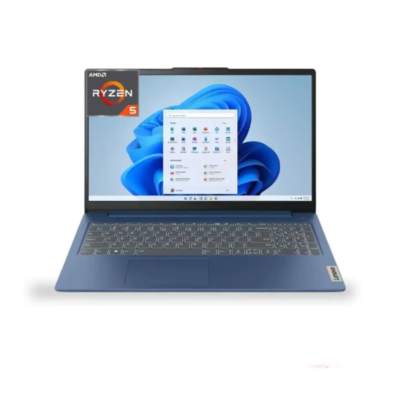 LENOVO - Portatil Lenovo IDEAPAD Slim 3 15AMN8 Ryzen 5 16GB 512GB SSD 15.6′ Blue