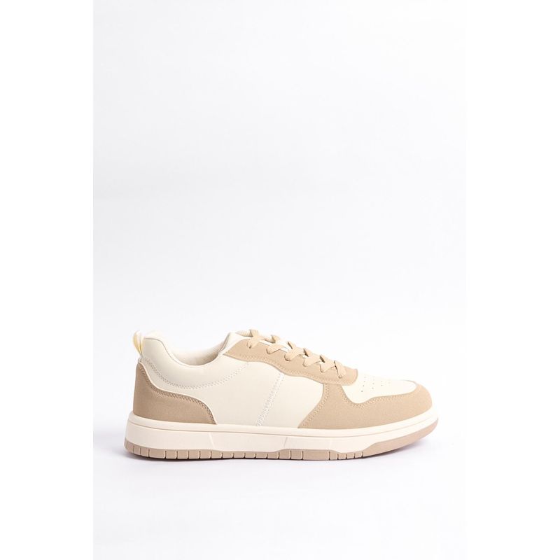 KOAJ - KOAJ Tenis urbanos tipo skate, en color crema cálido HOMBRE
