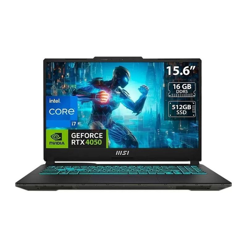 MSI - Portatil MSI Gamer cyborg 15 A13VE Core i7 16Gb 512Gb