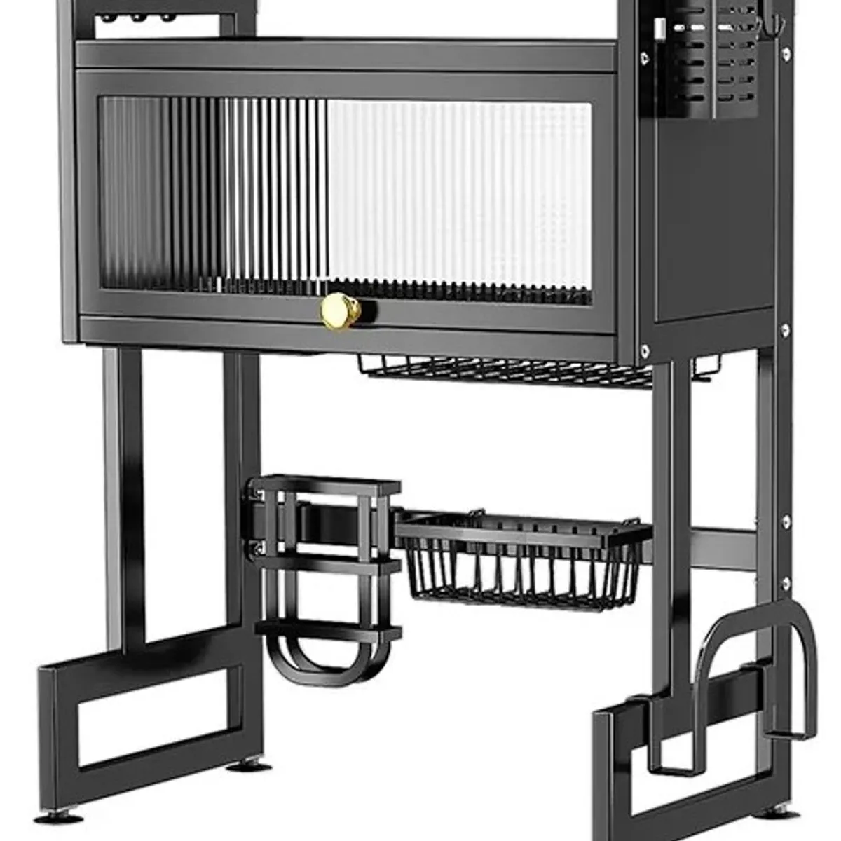 ZHOPI CO - Escurridor Platos Cocina Fregadero Con Gabinete Multifuncion